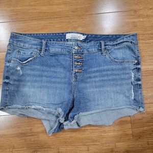 Torrid Size 18 Frayed Short Shorts